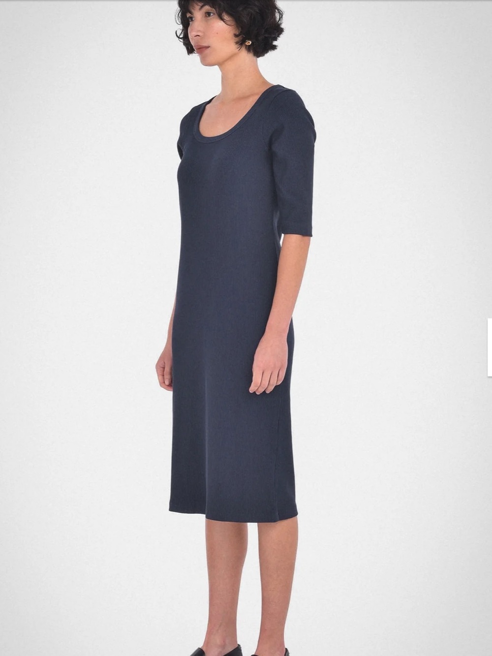 Paper Label Veronica ribbed dress sz. S - Picture 2 of 6